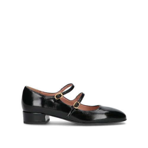 PHIL MELVIS Décolleté donna nera in pelle