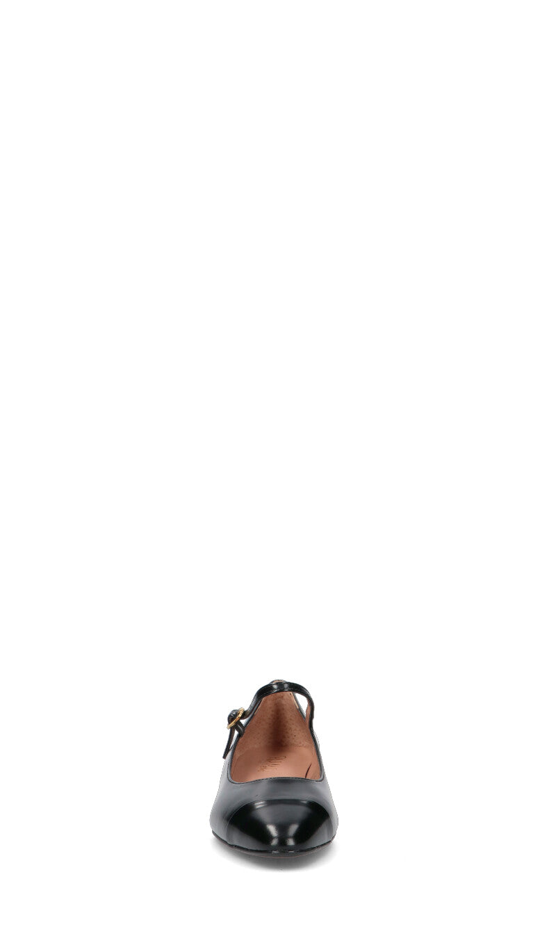PHIL MELVIS Ballerina donna nera in pelle
