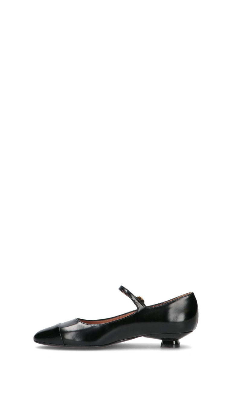 PHIL MELVIS Ballerina donna nera in pelle