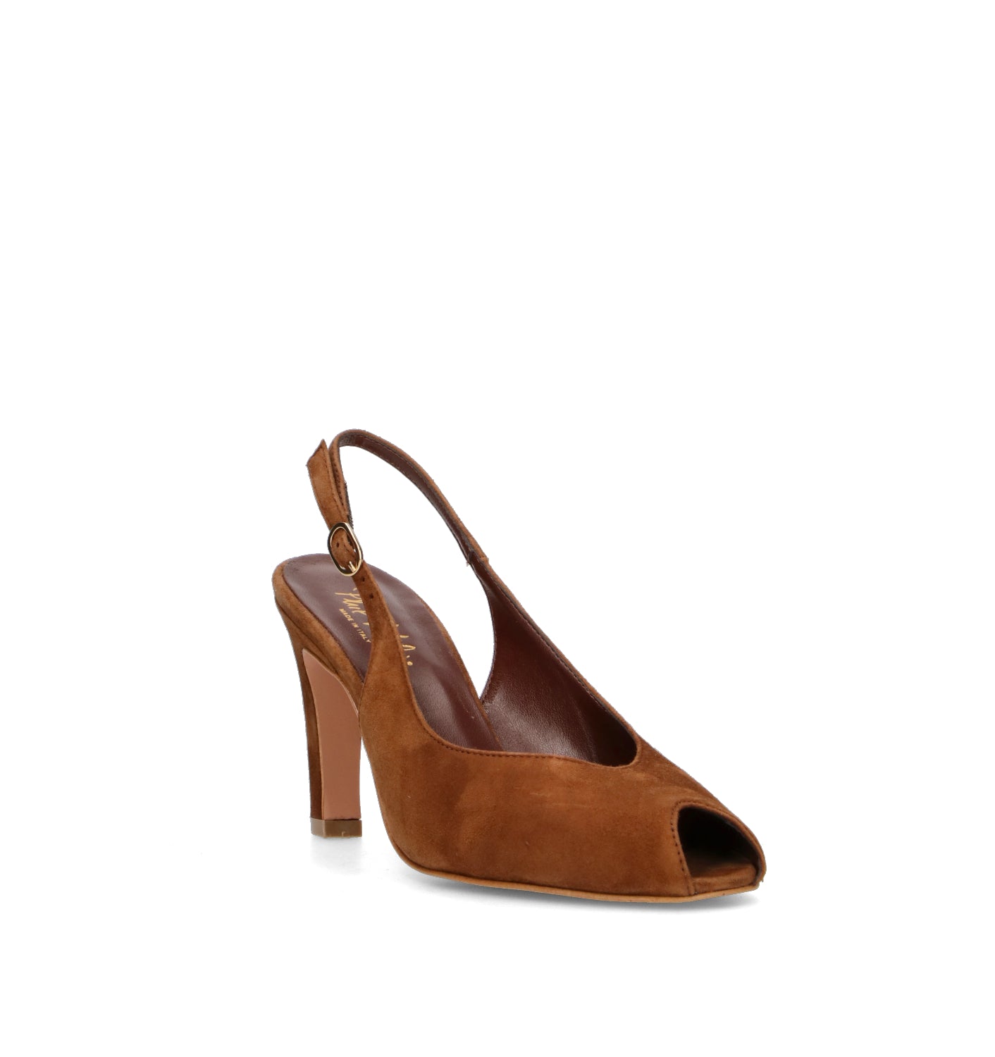 PHIL MELVIS Sandalo donna cioccolato in suede