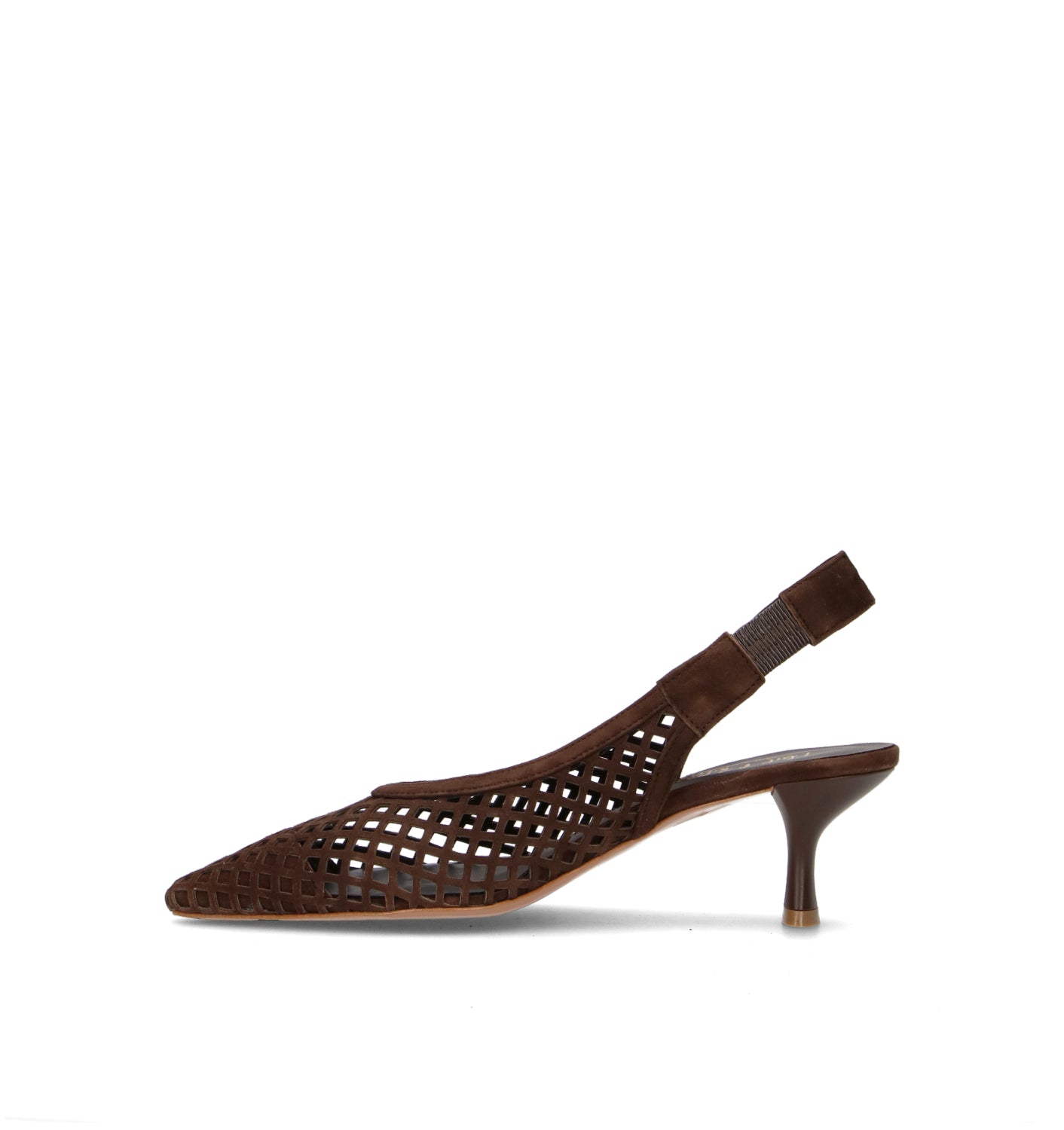PHIL MELVIS Slingback donna testa di moro in suede