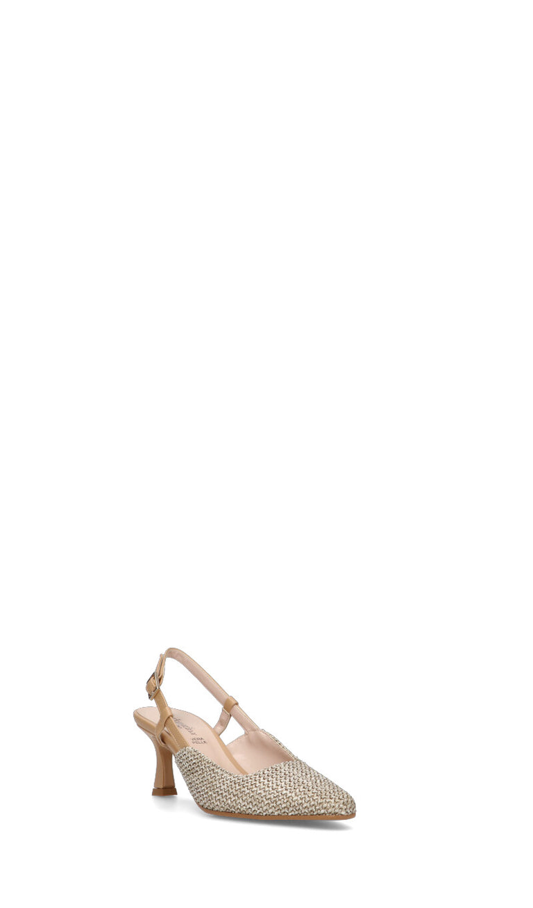 PERLAMARINA Slingback donna beige