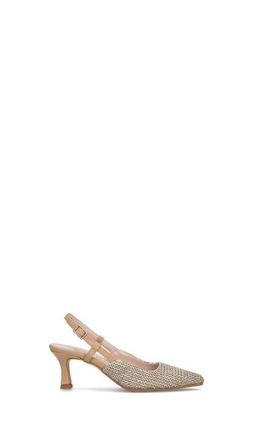PERLAMARINA Slingback donna beige