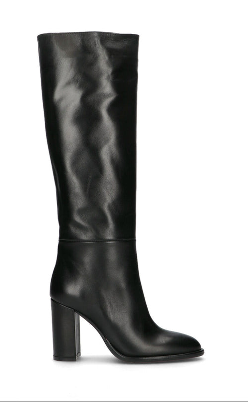 PHIL MELVIS Stivale donna nero in pelle