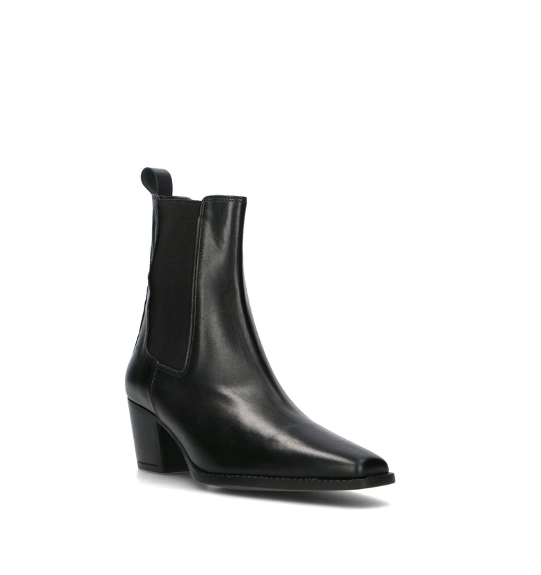 PHIL MELVIS Beatles donna nero in pelle