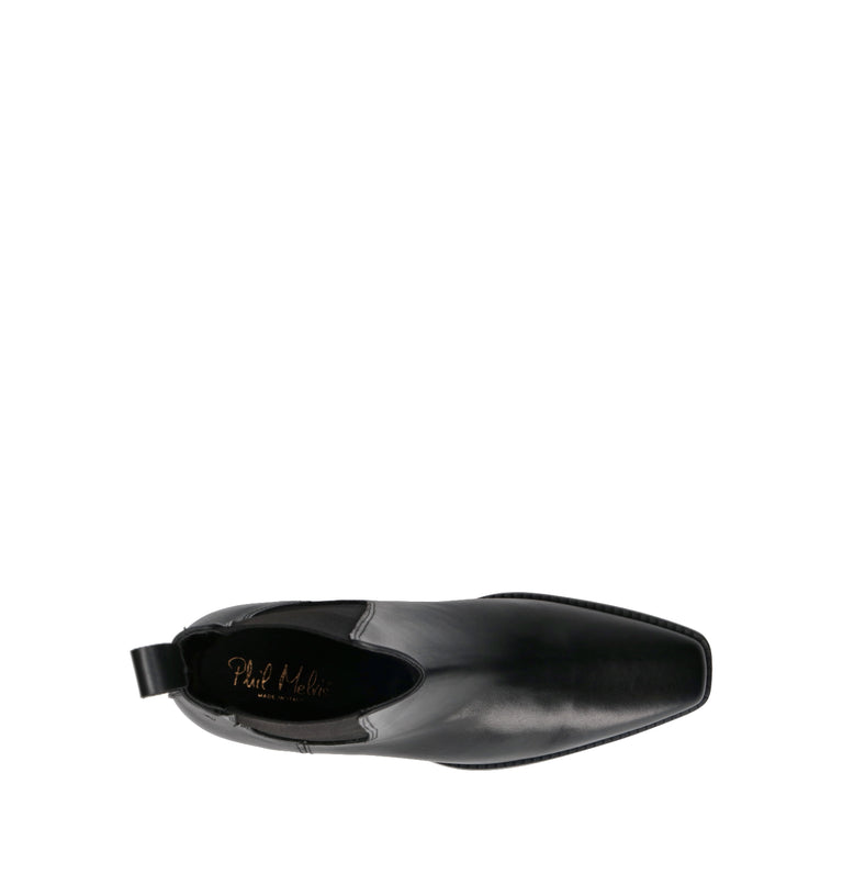 PHIL MELVIS Beatles donna nero in pelle
