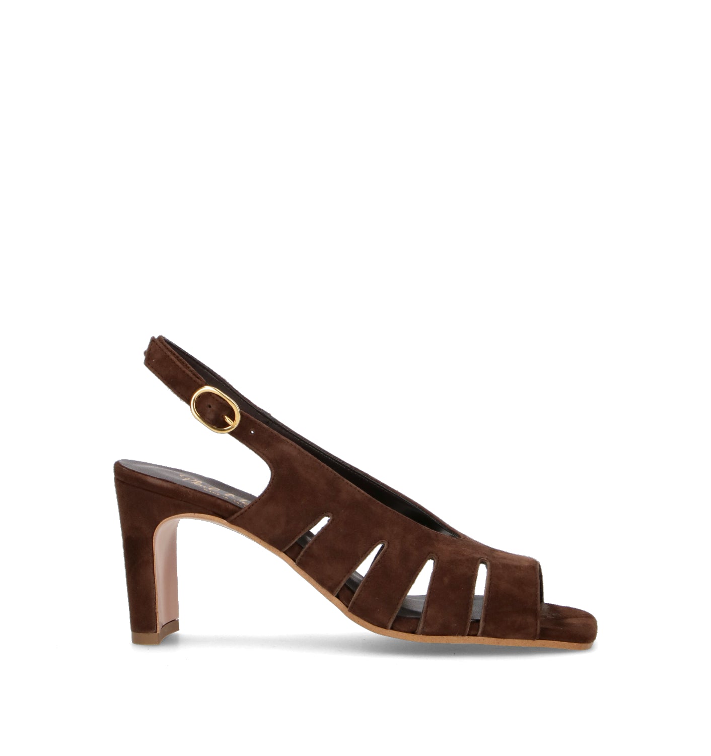 PHIL MELVIS Sandalo donna testa di moro in suede