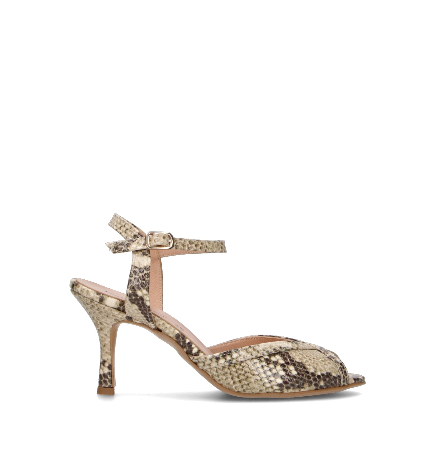 PERLAMARINA Sandalo donna beige/nero