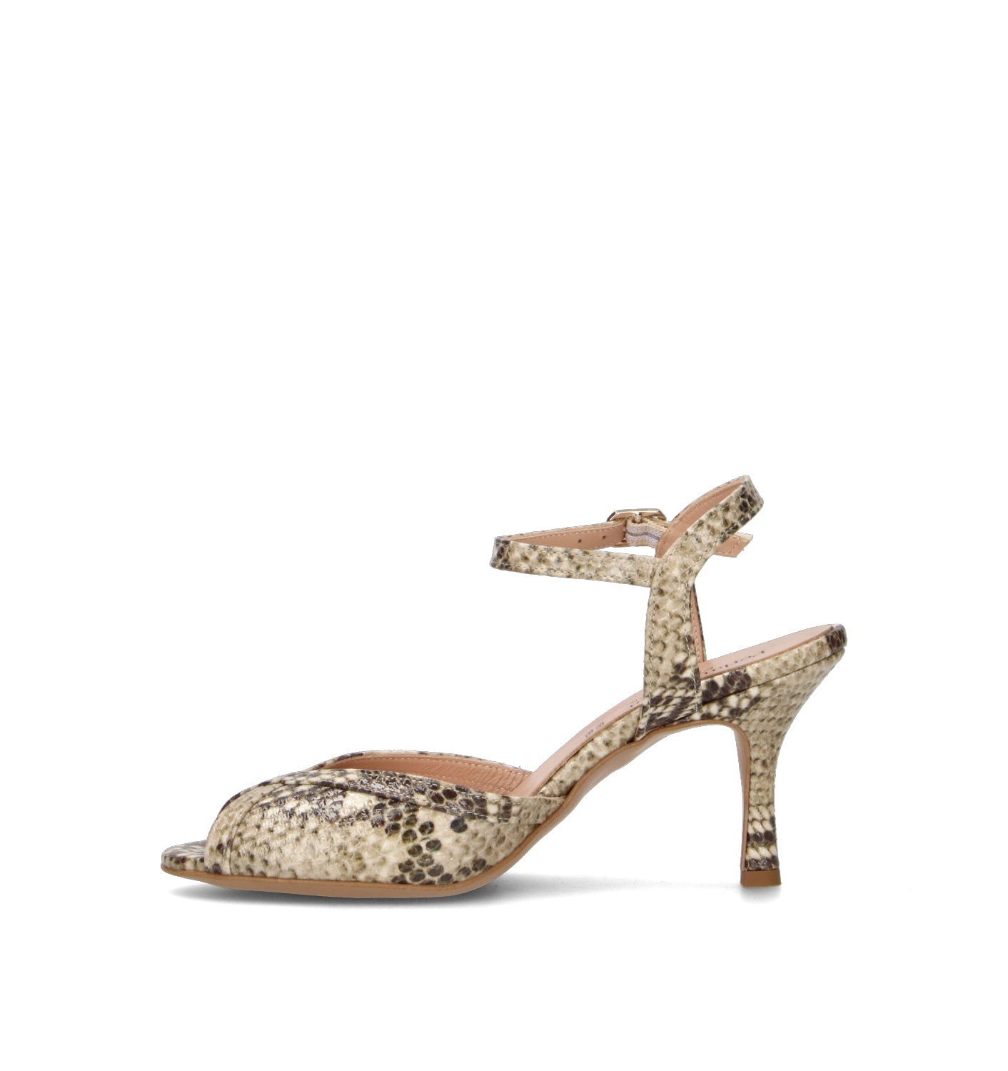 PERLAMARINA Sandalo donna beige/nero