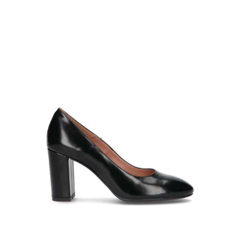 PHIL MELVIS Décolleté donna nera in pelle
