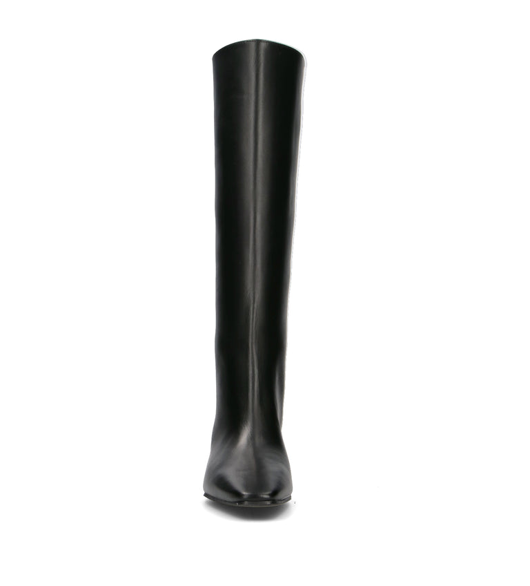 PHIL MELVIS Stivale donna nero in pelle