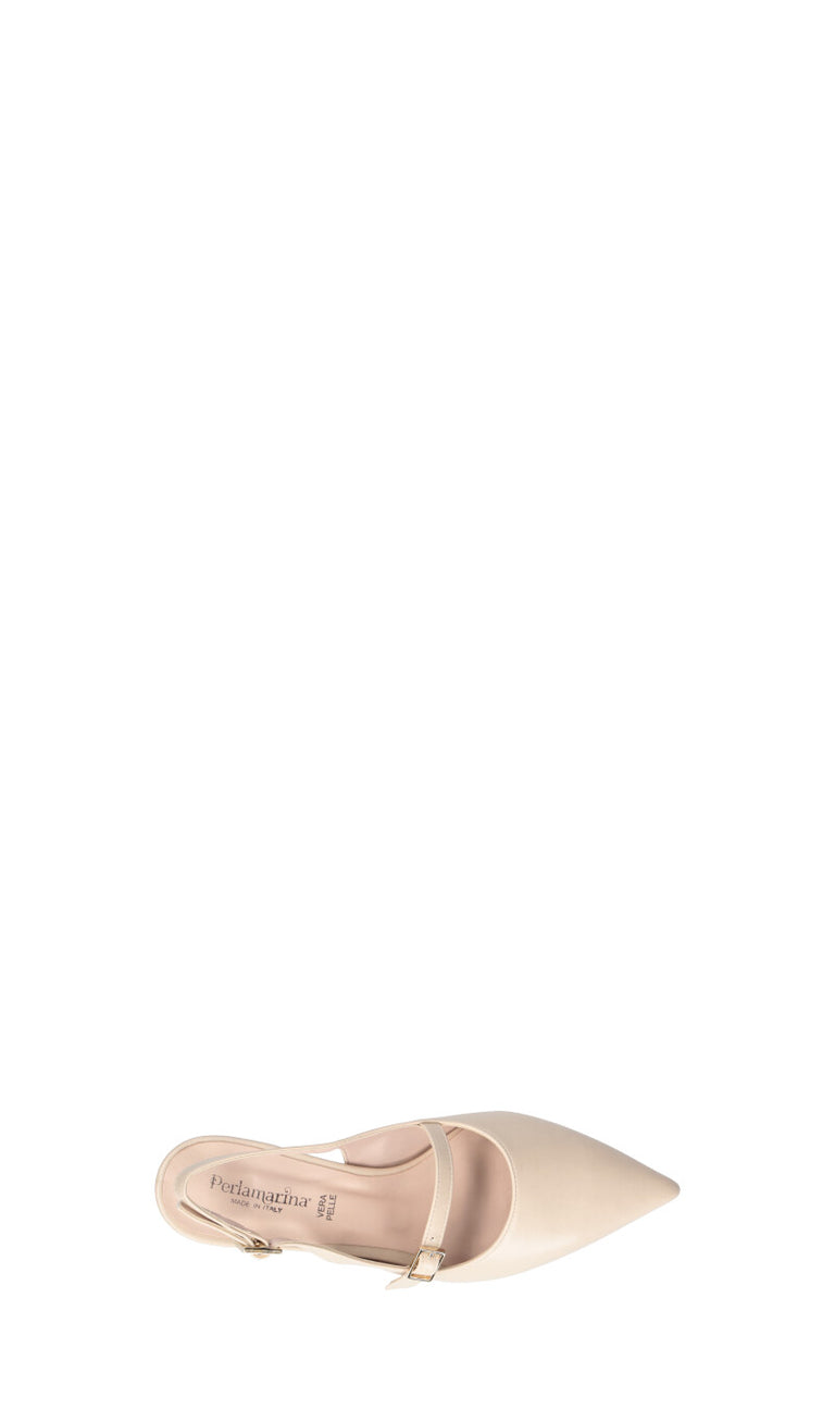PERLAMARINA Slingback donna beige
