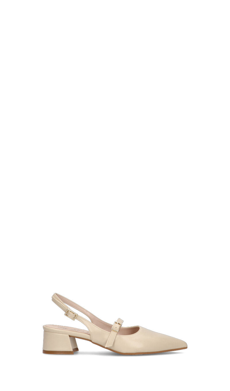 PERLAMARINA Slingback donna beige