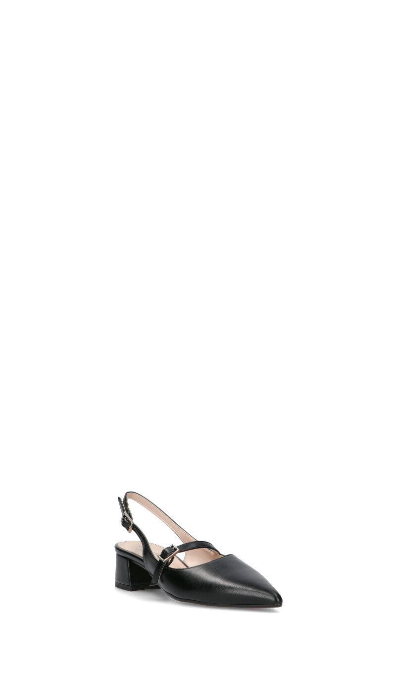 PERLAMARINA Slingback donna nera