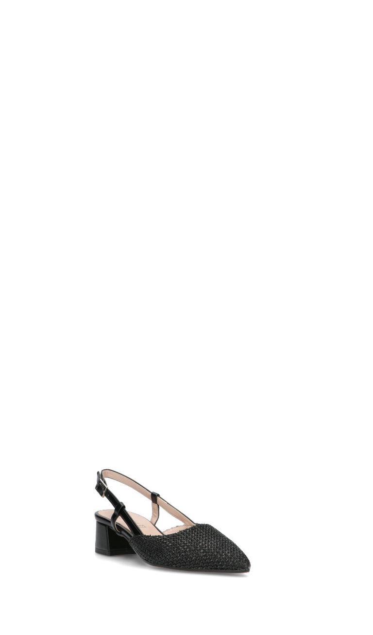 PERLAMARINA Slingback donna nera