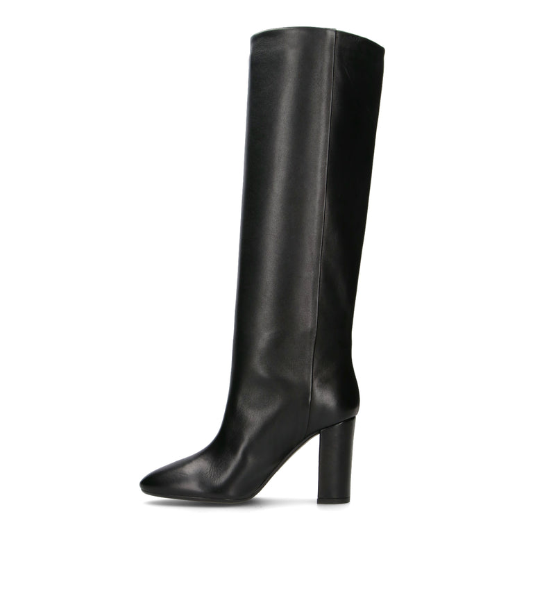 PHIL MELVIS Stivale donna nero in pelle