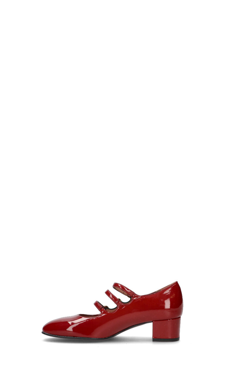 PHIL MELVIS Décolleté donna rossa in pelle