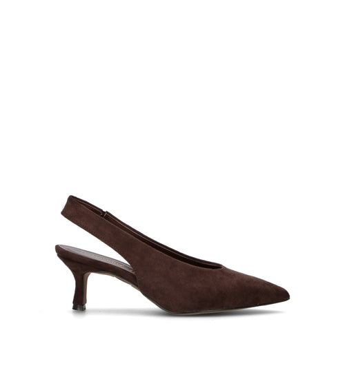 PERLAMARINA Slingback donna testa di moro