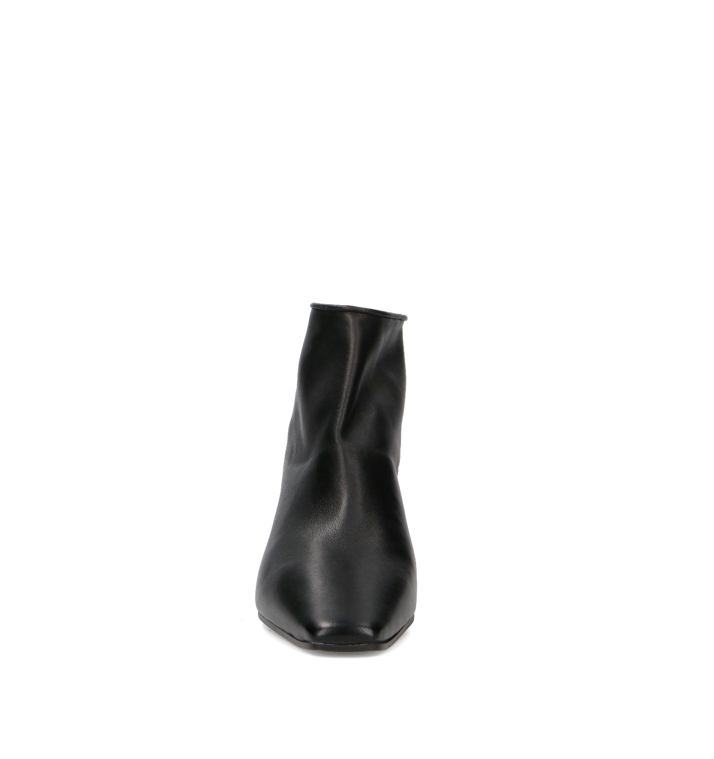 PHIL MELVIS Tronchetto donna nero in pelle