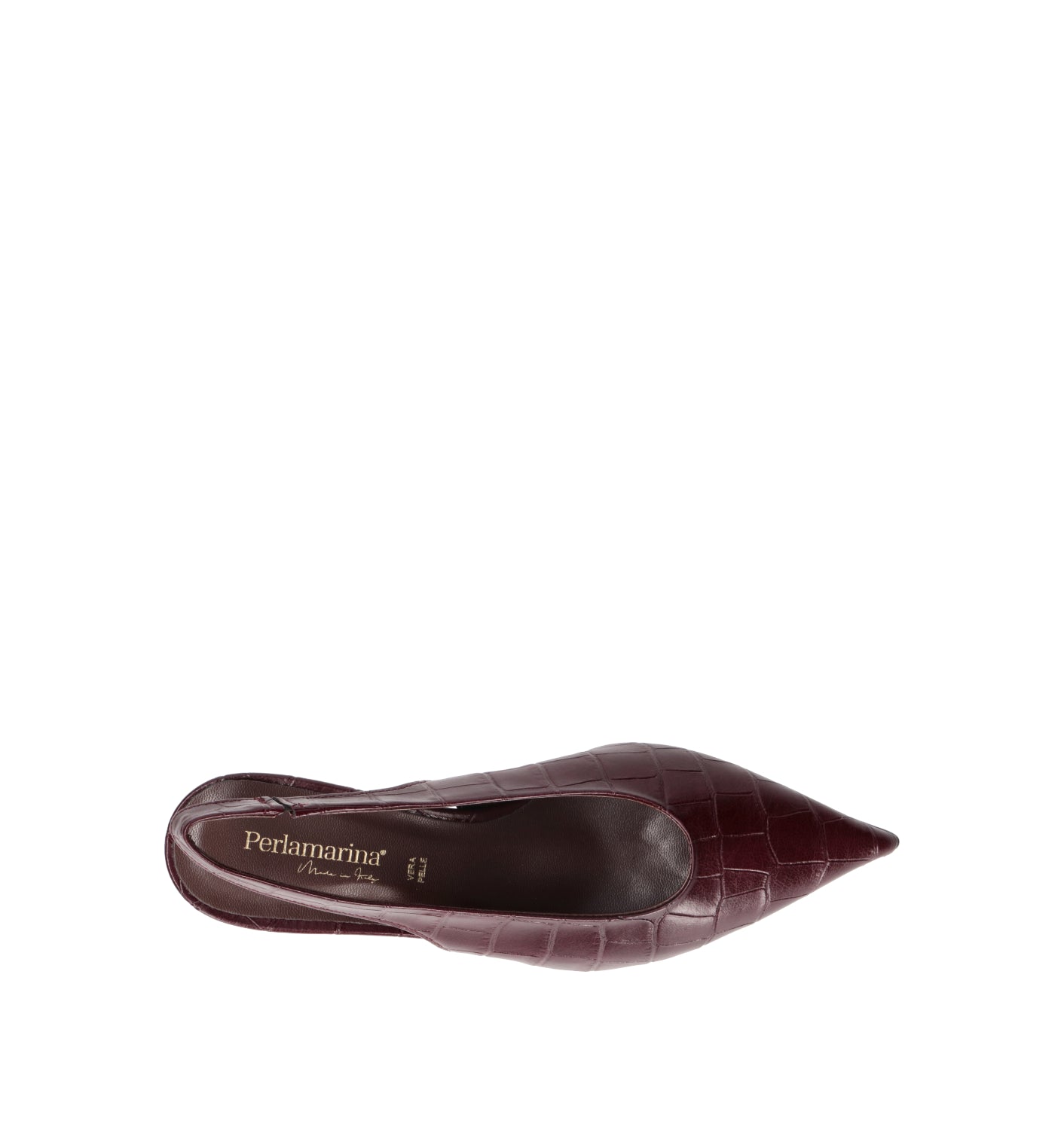 PERLAMARINA Slingback donna bordeaux