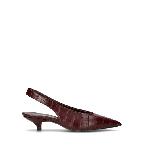 PERLAMARINA Slingback donna bordeaux