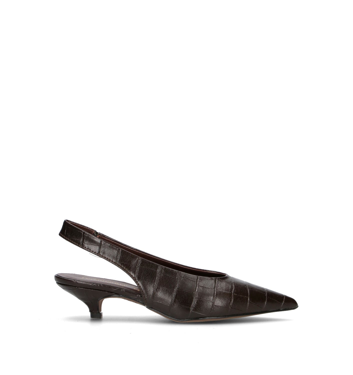 PERLAMARINA Slingback donna testa di moro