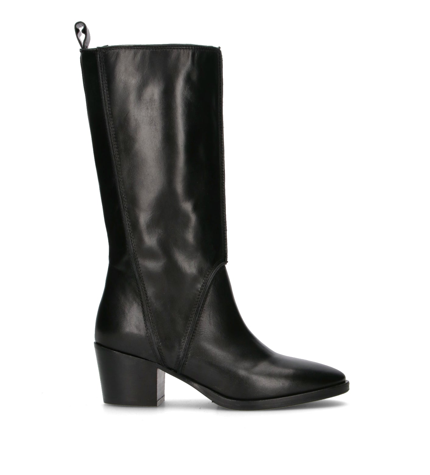 PHIL MELVIS Stivale donna nero in pelle