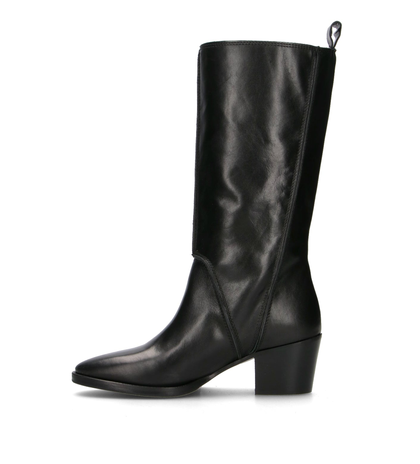PHIL MELVIS Stivale donna nero in pelle