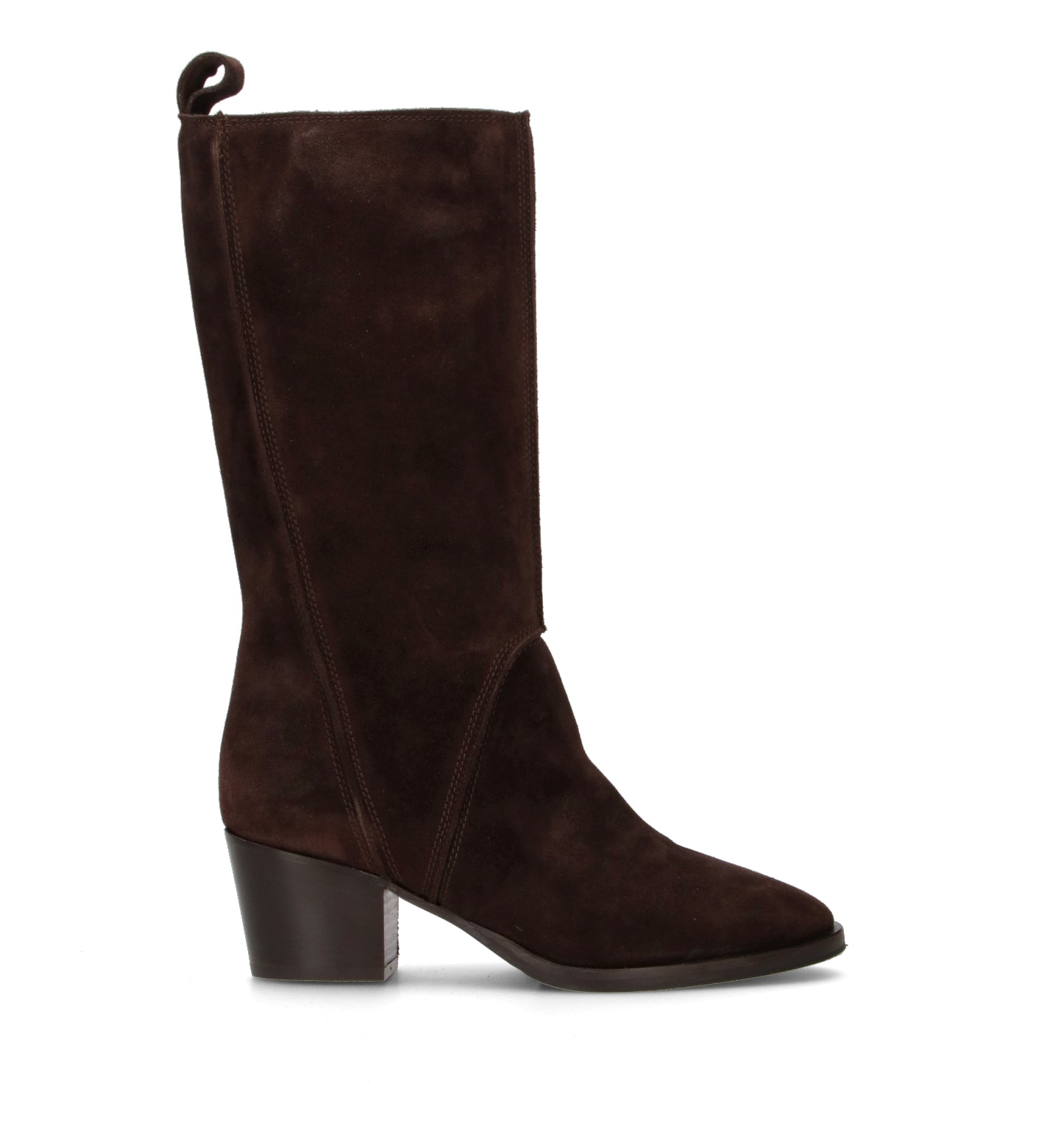 PHIL MELVIS Stivale donna testa di moro in suede