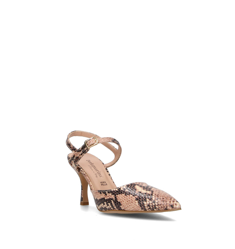 PERLAMARINA Slingback donna cipria