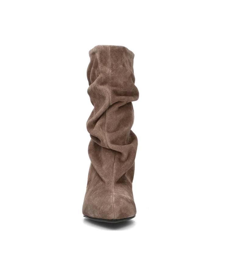 PHIL MELVIS Stivale donna taupe in suede