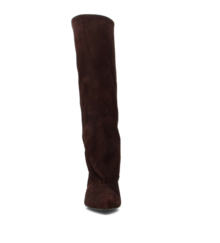 PHIL MELVIS Stivale donna testa di moro in suede