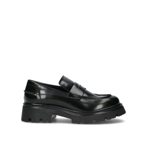 PHIL MELVIS Mocassino donna nero in pelle