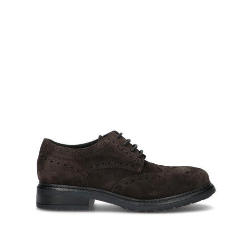 PHIL MELVIS Stringata donna pepe in suede