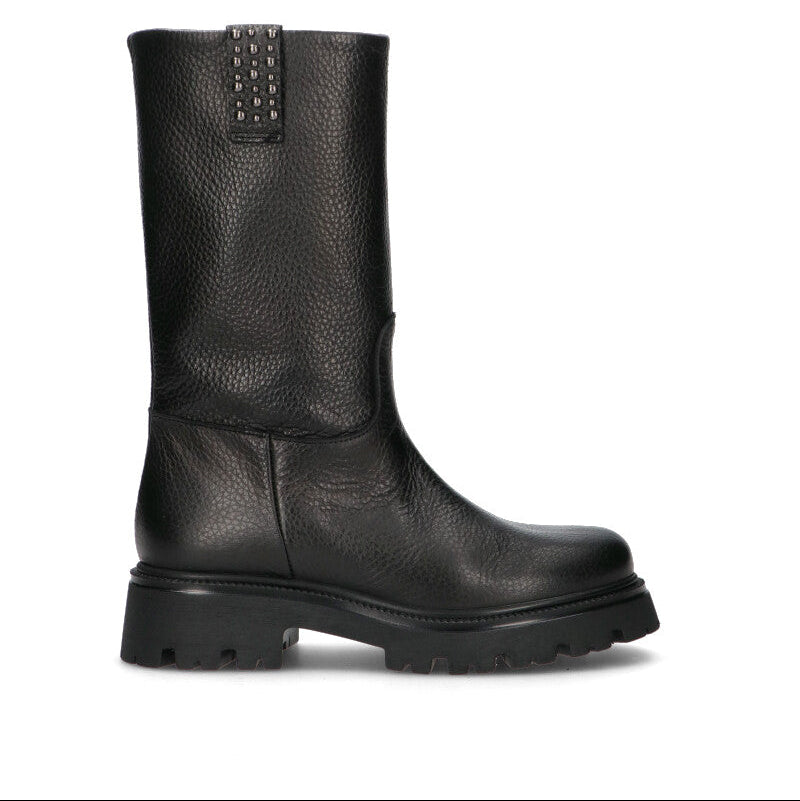 PHIL MELVIS Stivale donna nero in pelle