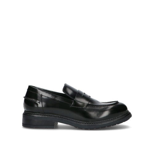 PHIL MELVIS Mocassino donna nero in pelle
