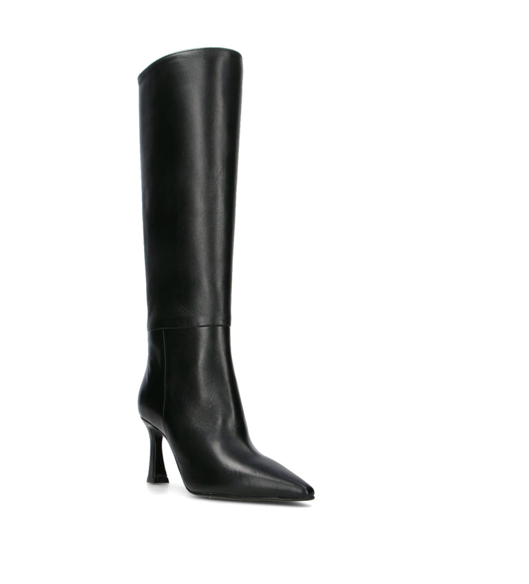 PHIL MELVIS Stivale donna nero in pelle
