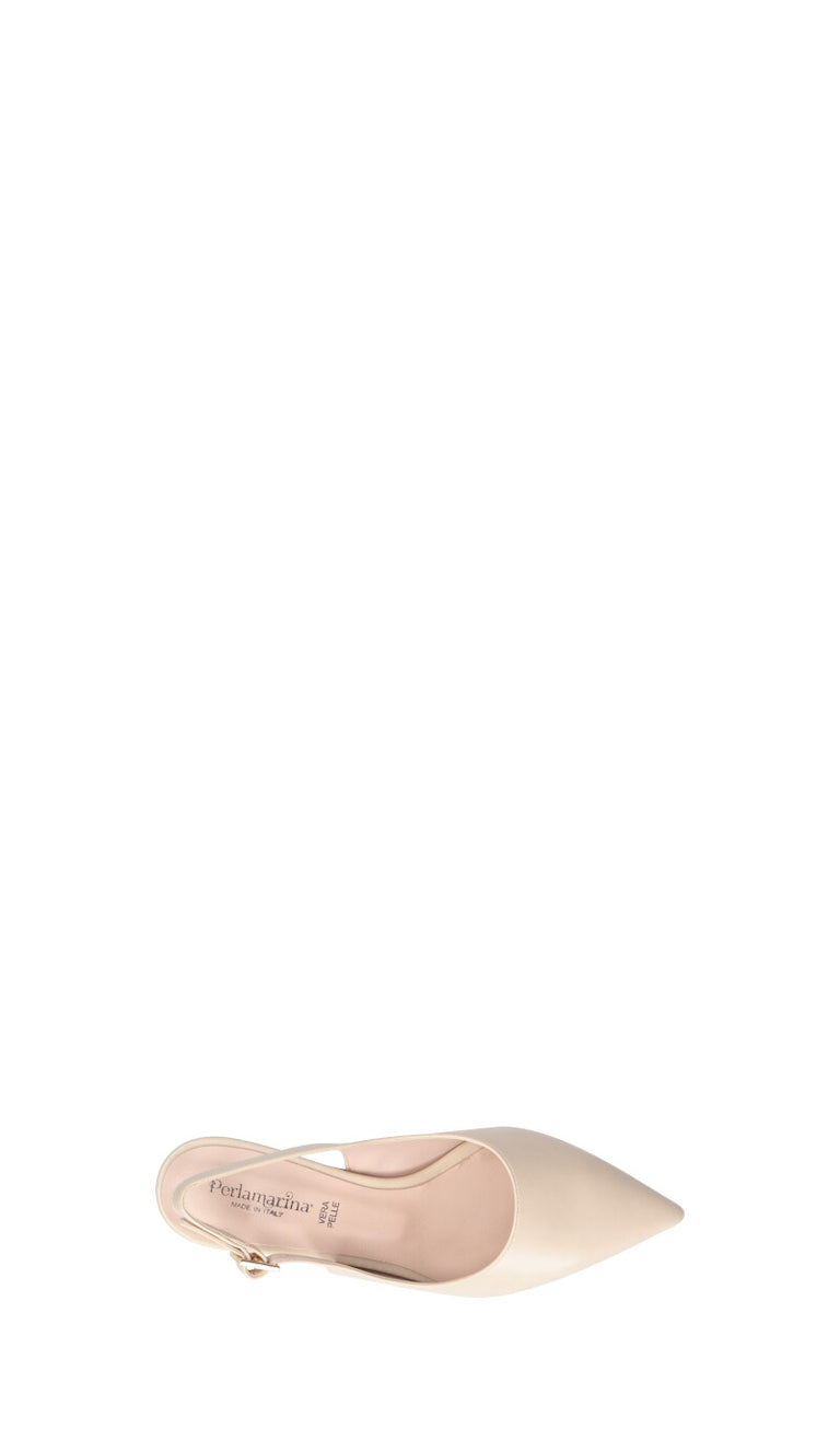 PERLAMARINA Slingback donna beige