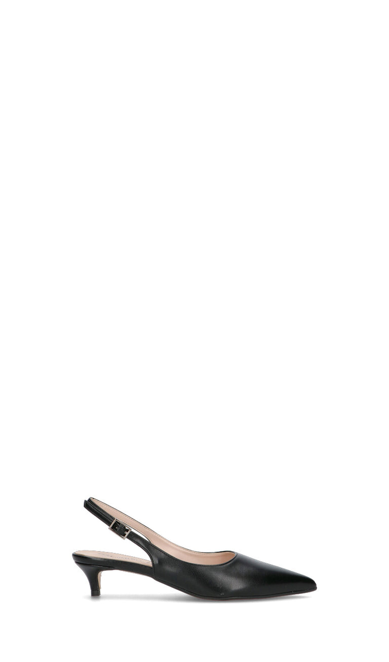 PERLAMARINA Slingback donna nera