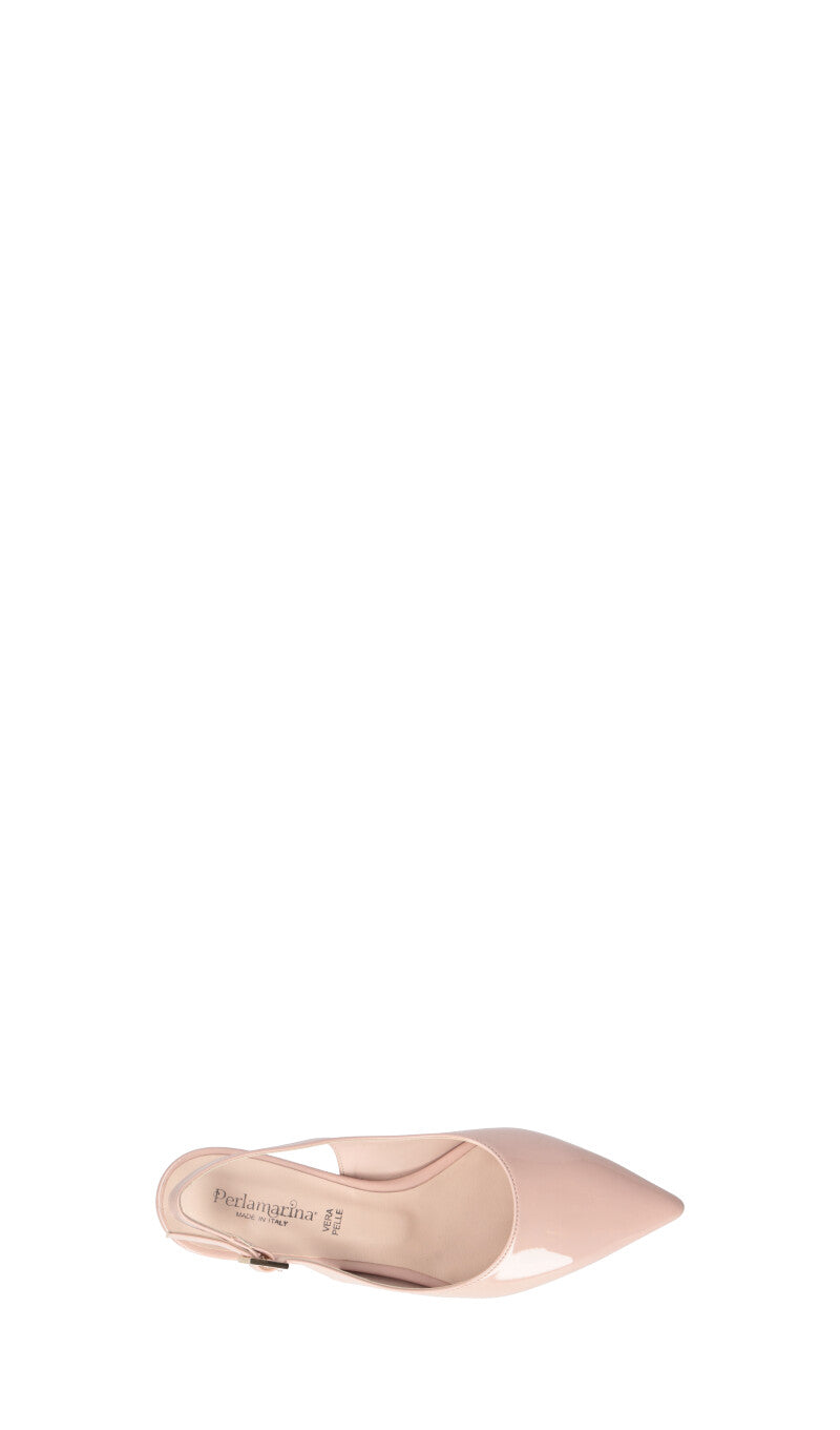 PERLAMARINA Slingback donna nude