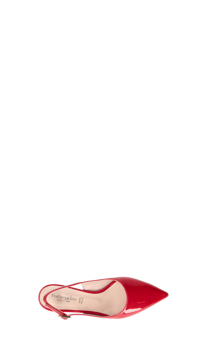 PERLAMARINA Slingback donna rossa