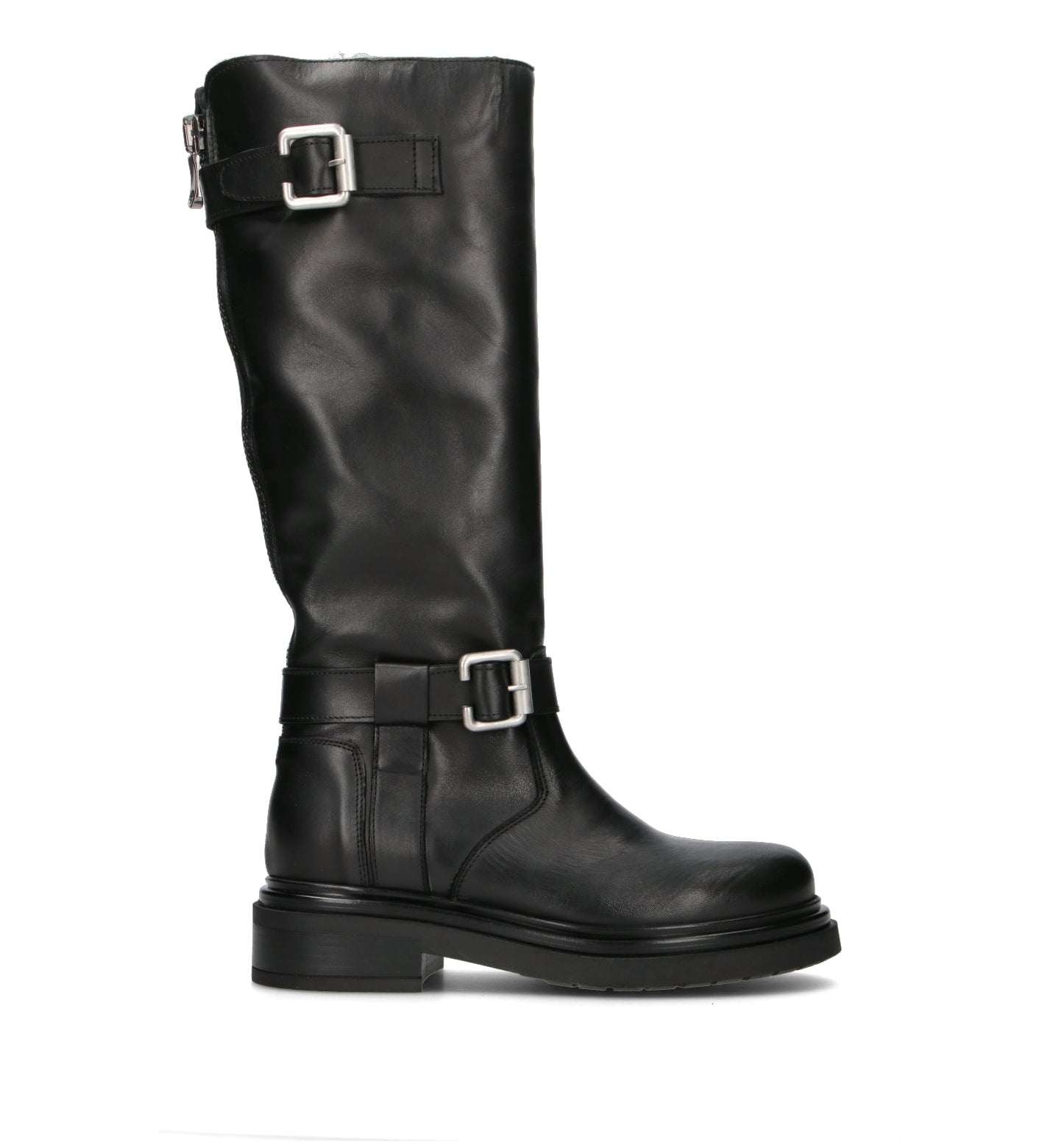 PHIL MELVIS Stivale donna nero in pelle