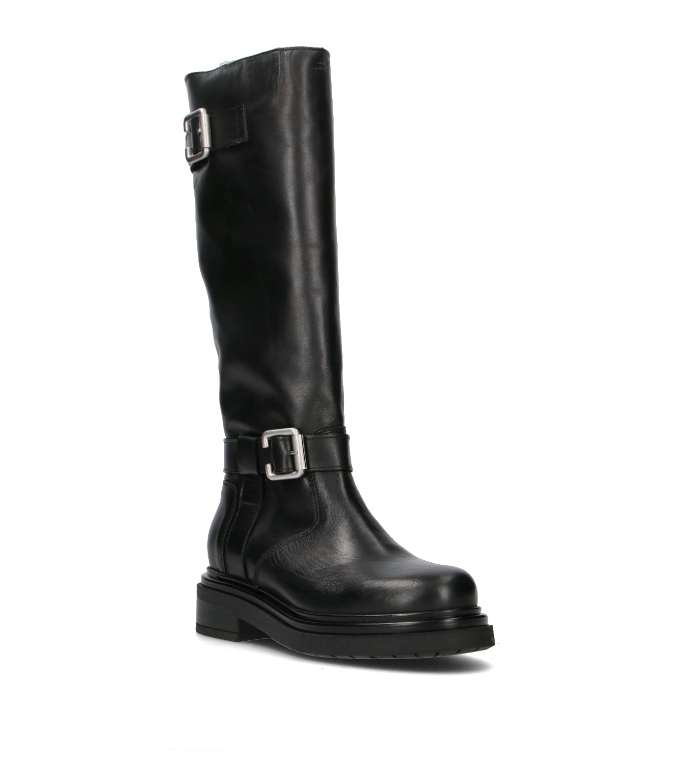 PHIL MELVIS Stivale donna nero in pelle