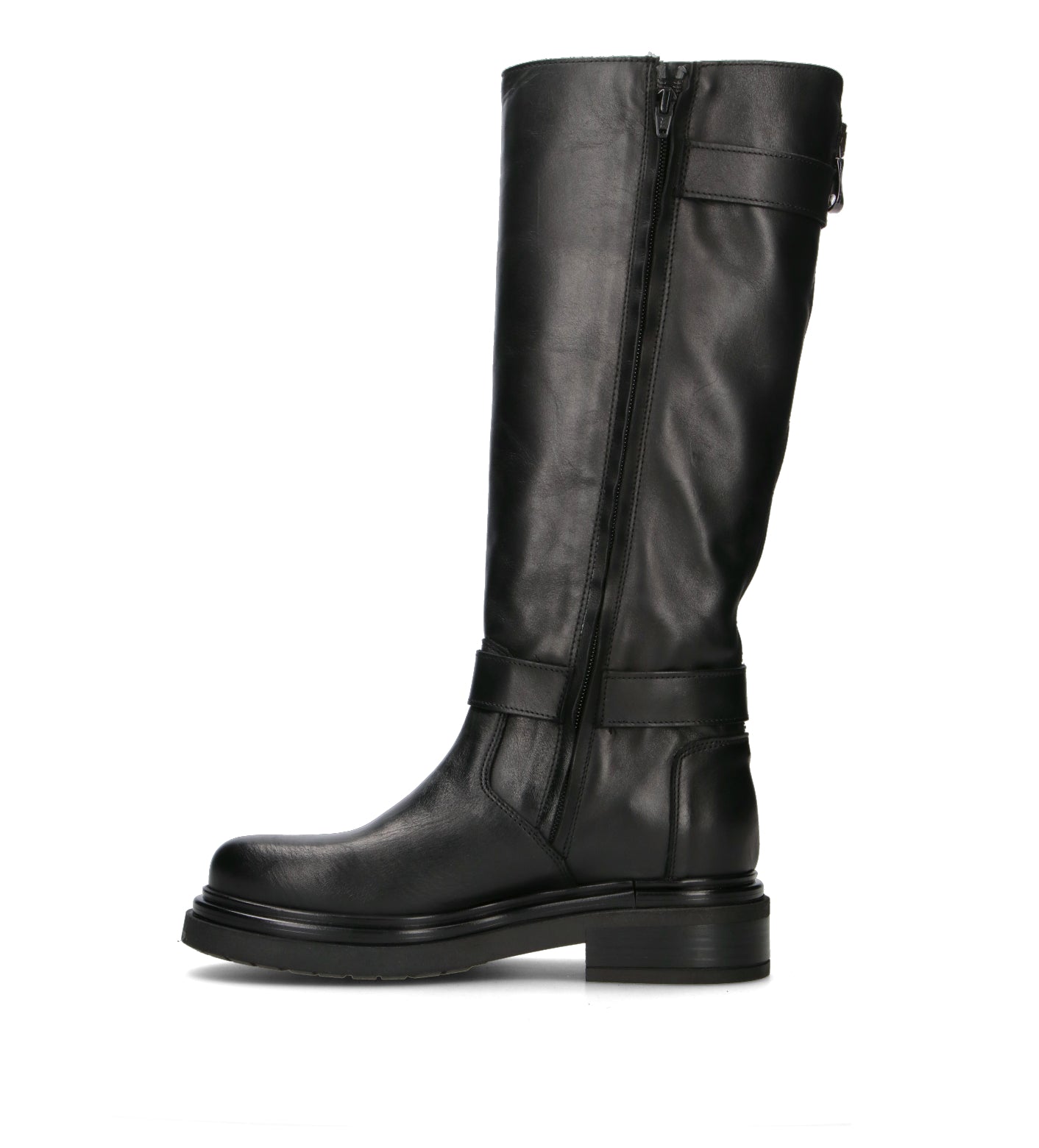 PHIL MELVIS Stivale donna nero in pelle