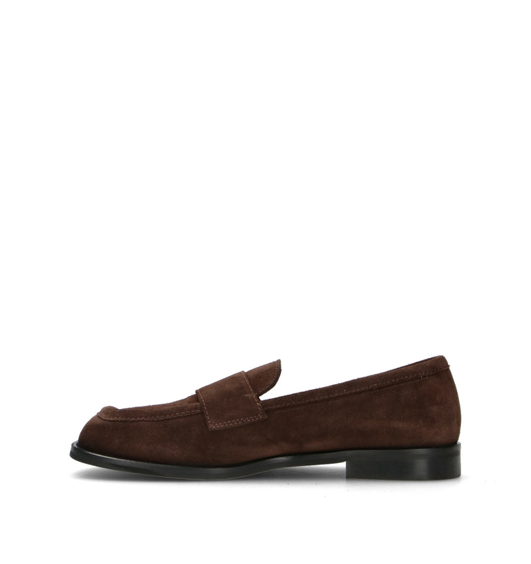 PHIL MELVIS Mocassino donna testa di moro in suede
