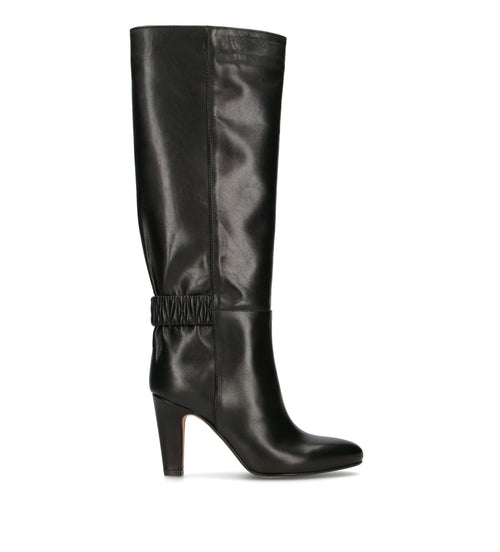 PHIL MELVIS Stivale donna nero in pelle