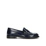 PHIL MELVIS Mocassino donna blu in pelle