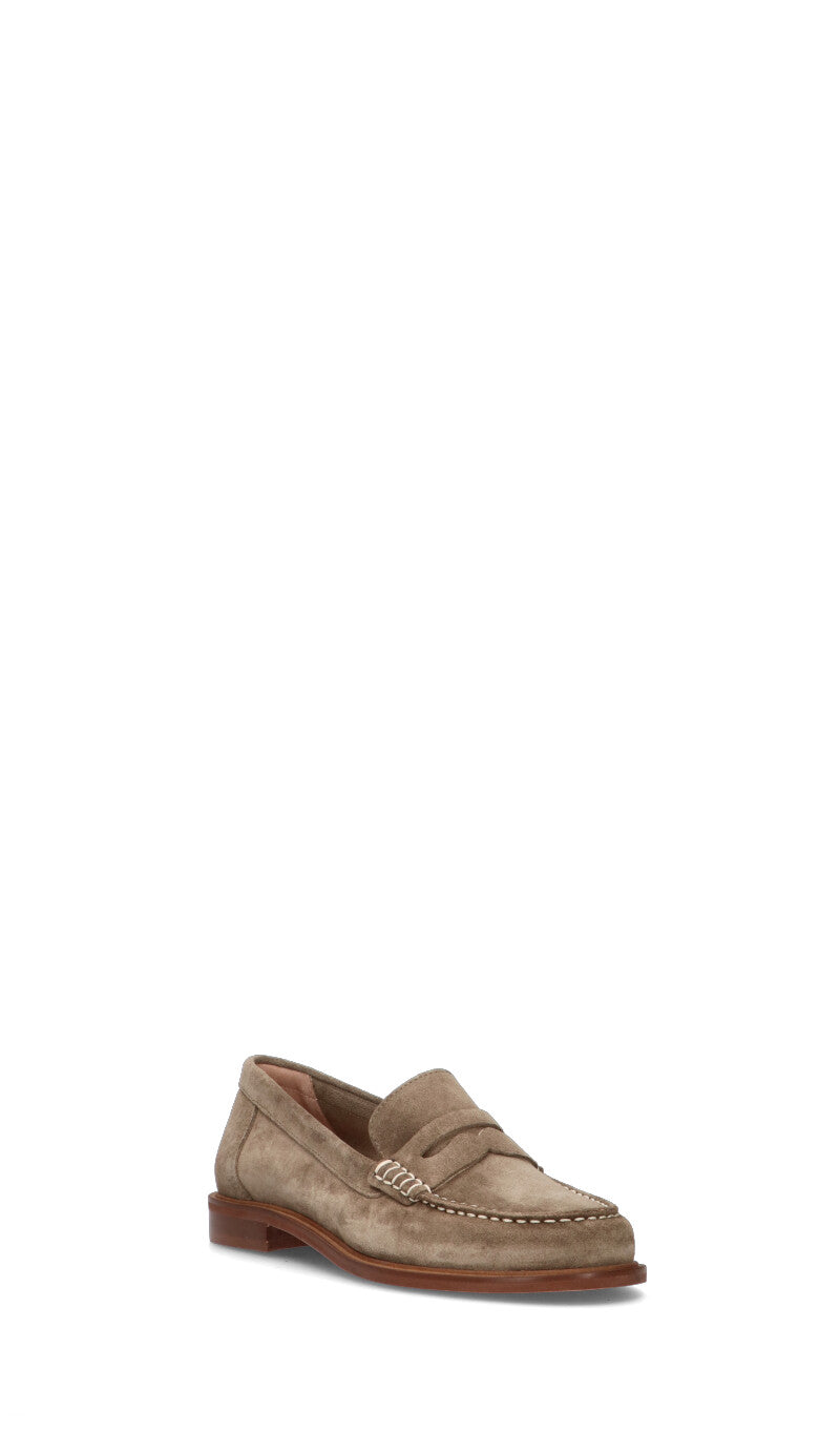 PHIL MELVIS Mocassino donna mud in suede