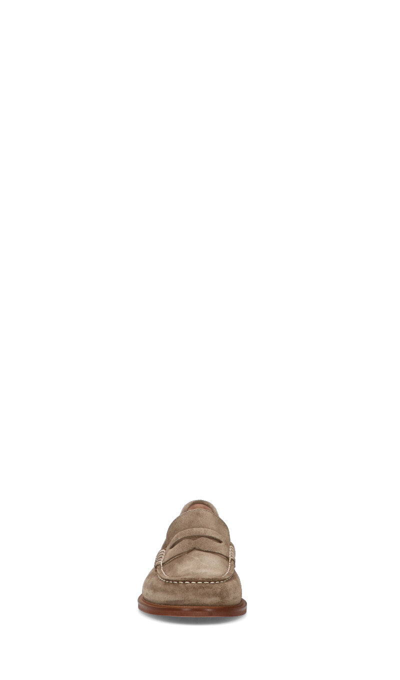 PHIL MELVIS Mocassino donna mud in suede