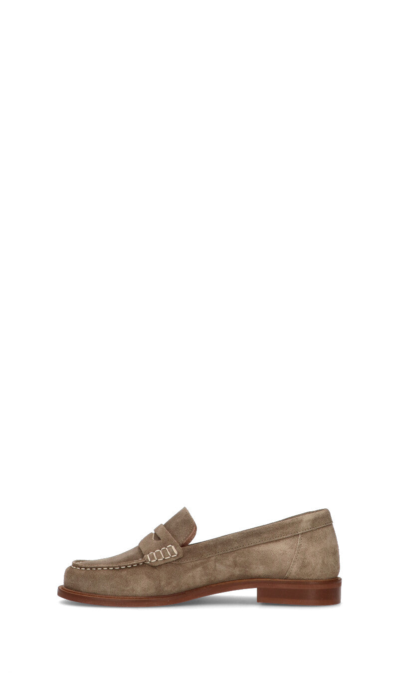PHIL MELVIS Mocassino donna mud in suede